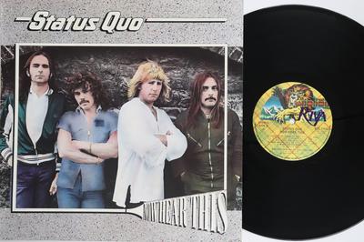 LP Record STATUS QUO  Now Hear This RVL7402 RIVA 1980 US Rock Used
