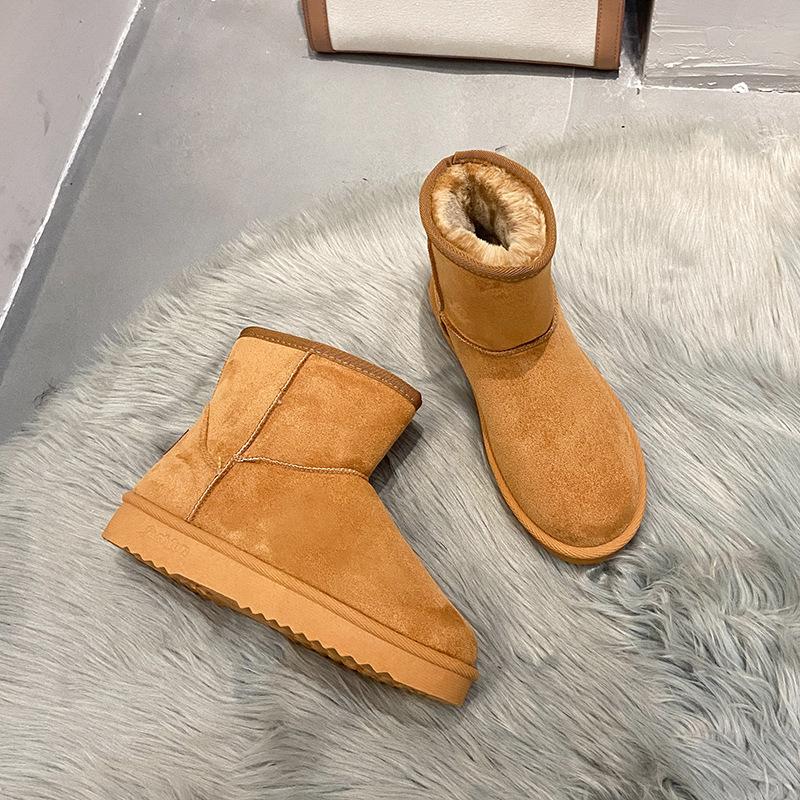 Dámské sněhule Zimní móda Plus sametové Teplé Krátké boty Venkovní volnočasové Teplé boty