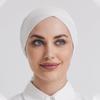 Cotton Forehead Cross Inner Cap Tie Back Muslim Under Scarf Cap Jersey Under Hijab Bonnet Femme Musulman Turbante Mujer Headband