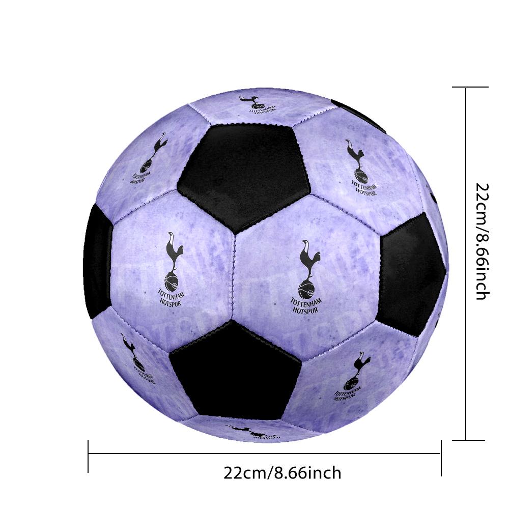 Tottenham Hotspur F.C Soccer Ball Colorful All Ages Machine Stitched PVC Competition Ready Durable High-Bounce.SIZE5