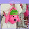 Plush Pink Puppy Backpack With Large Capacity And Comfortable Straps For Girls
