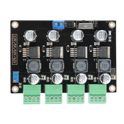 Módulo de fuente de alimentación conmutada multicanal con convertidor de salida de voltaje ajustable 3.3V5V12VADJ