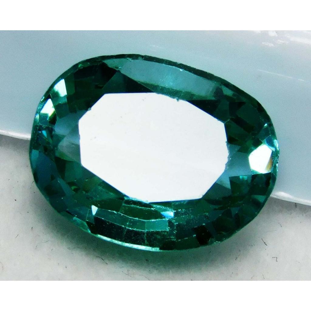 5 Ct Natural Sapphire Bluish Green Oval Certified Fabulous Loose Gemstone