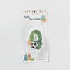 Green Soccer Football Number Candles 0-9 Diy Birthday Cake Toppers Celebration Party Cake Decorations For Kids Soccer Fans