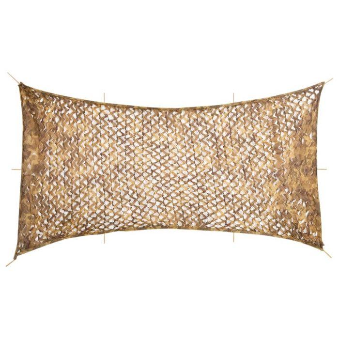 Camouflage Net with Storage Bag 708x423 Cm Sand