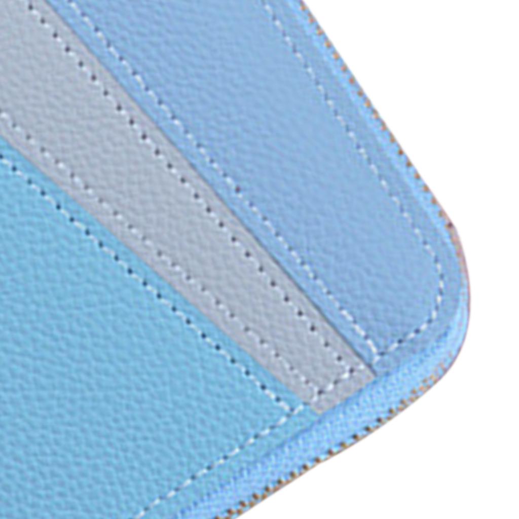 Long Wallet Purse Wallet PU 2 Way Zipper 2 Compartments Large Capacity Color Collision Hand Purse for Women Adults