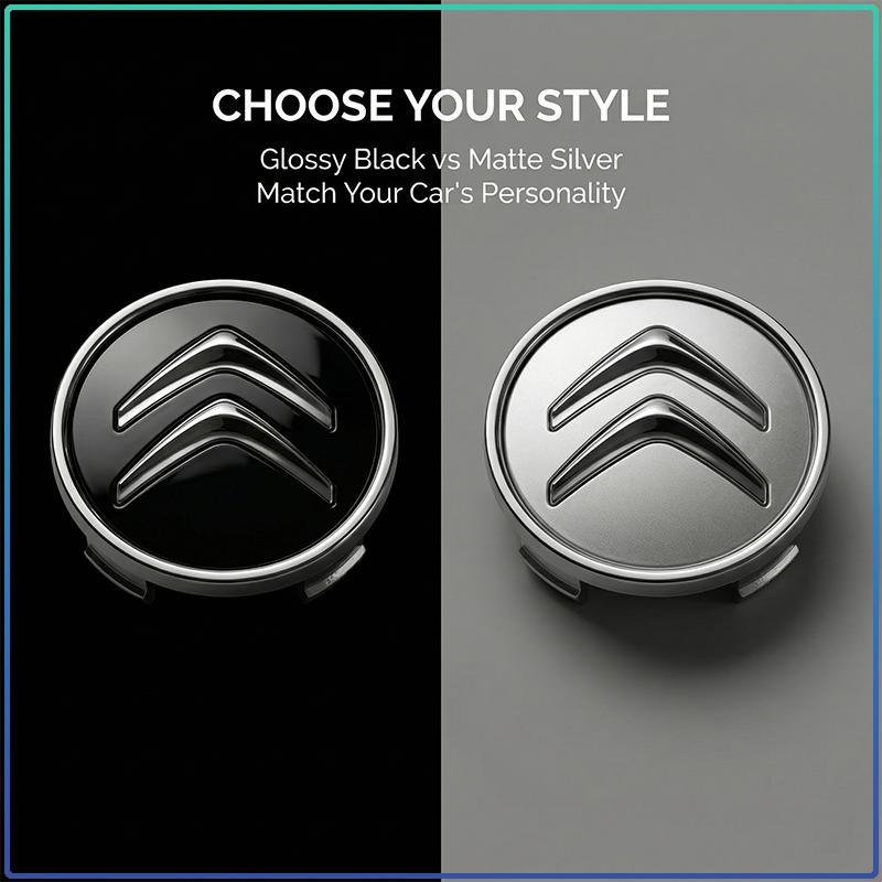 4Pcs 60MM Car Wheel Center Hub Cap Tire Rim Cover Decoration For Citroen C1 C2 C3 C4 C4L C5 C6 C8 DS3 DS4 DS5 DS6 LS Berlingo Picasso c elysee