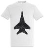 Jet III Silhouette T-Shirt Mens Womens Tees Top Airforce Fighter Pilot Jet Combat Aircraft Bomber