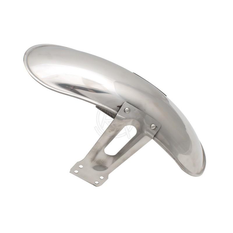 Chrome Metal Motorcycle Front Fender Mud Guard Cover Protector for CG125 250 Cafe Retro Modification