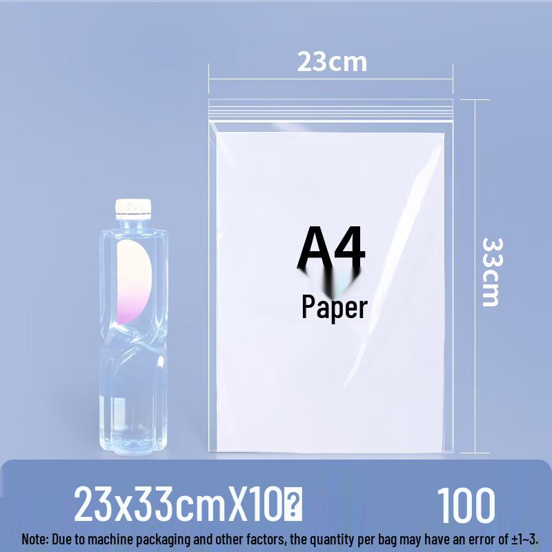 Thickened Transparent Self-Sealing Food Storage Bags