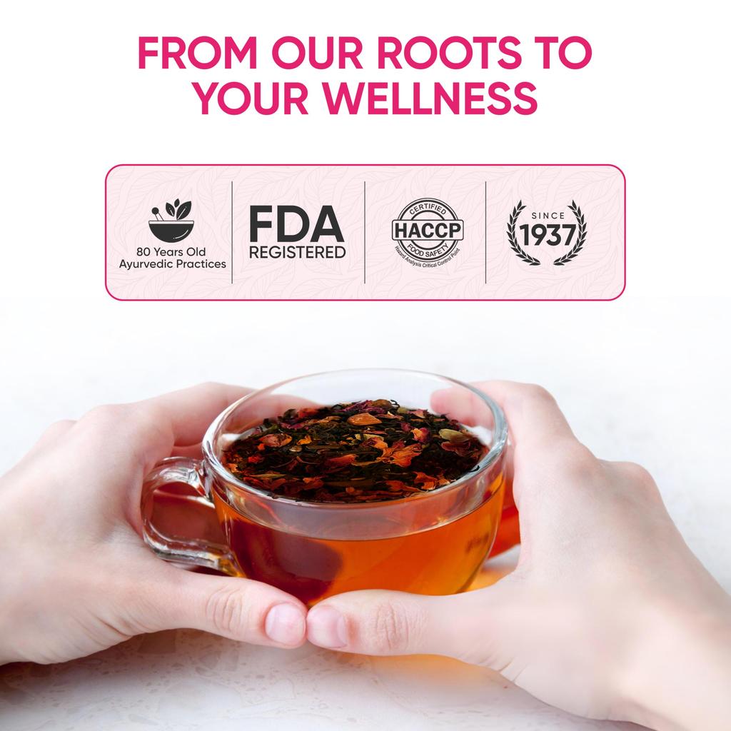 Namhya PCOS PCOD Green Tea | PCOS tea for women | Loaded with Natural Ayurvedic Herbs (Shatavari and Ashoka) for Hormonal Balance & Better P