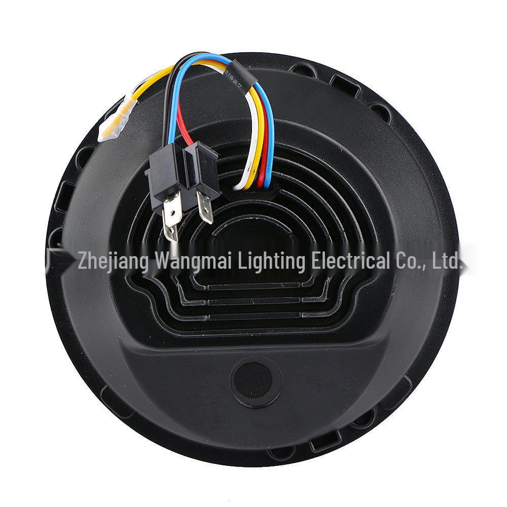 5.75-Inch LED Harley Motorcycle Headlight, 50W High/Low Beam, High Brightness