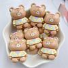 10Pcs New Cute Little Bear Series Flat Back Resin Scrapbooking DIY Jewelry Hairpin Craft Decoration Accessorie