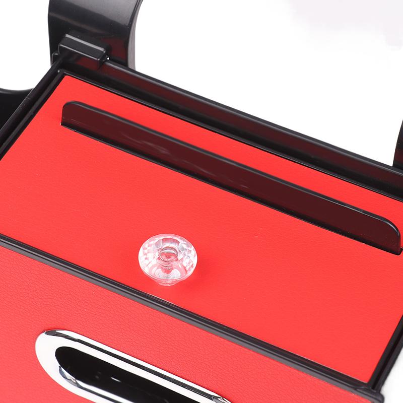 Car Backseat Hanging Seat Hook Storage Cup Holder Phone Holder Universal Car Interior Seat Back Organizer 4-In-1 Storage Box