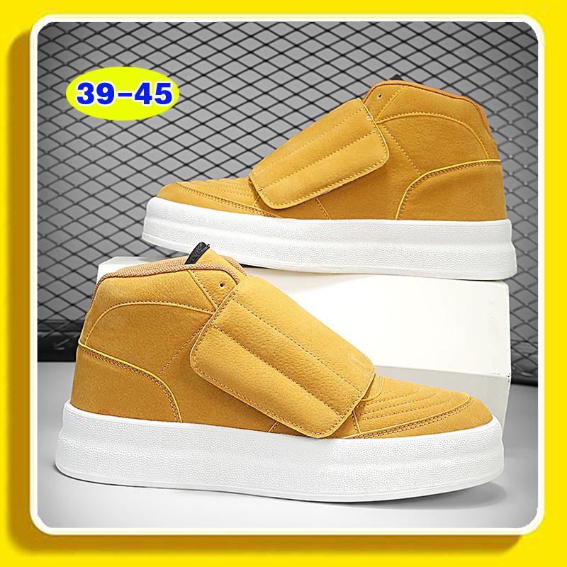 Men Skateboarding Shoes High Top Casual Leisure Sneakers Walking Chaussure Homme Trendy Board Shoes Korean Style Youth Shoes Stu