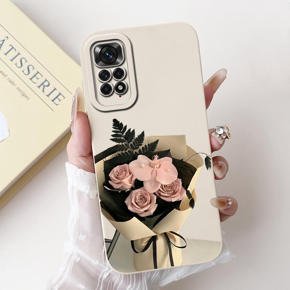 6.67'' Global For Redmi Note 11 Pro Case Silicone Fashion Luxury Cute Cat Painted Shockproof Phone Case For Redmi Note 11 Pro 5G