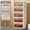 Foldable Multi-Layer Storage Cabinet for Clothing, Snacks, Books, and Toys