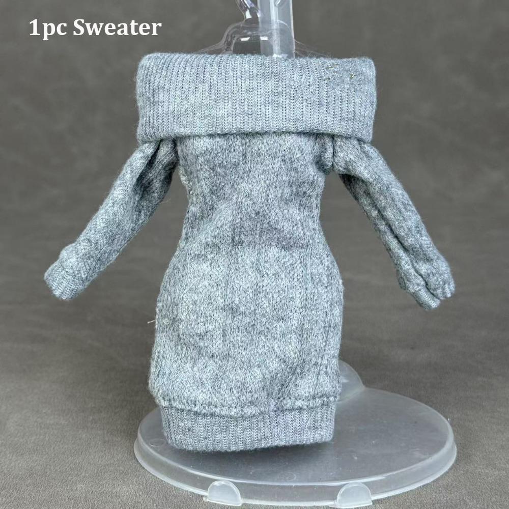 Handmade Doll Accessories Tops Mini Dressing Clothes New Doll Knitted Sweater for 1/6 Doll