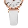 Analog Quartz Watches for Women Fashion Adjustable Leather Strap Wristwatch Elegant Easy Read Roman Numerals Dress Watch Gifts for Mom Wife Birthday