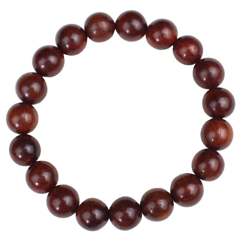 Sandalwood 10MM Single Loop Bracelets - Unisex Buddhist Beads Rosary Jewelry