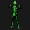 Halloween Skeleton Monster Cosplay Costume Skeleton Night Light Jumpsuit Carnival Horror Party Costume