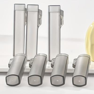 4pcs Portable Plastic Toothpick Box: Transparent Plastic Toothpick Box, Suitable for Outdoor Travel - Kitchen and Restaurant Supplies