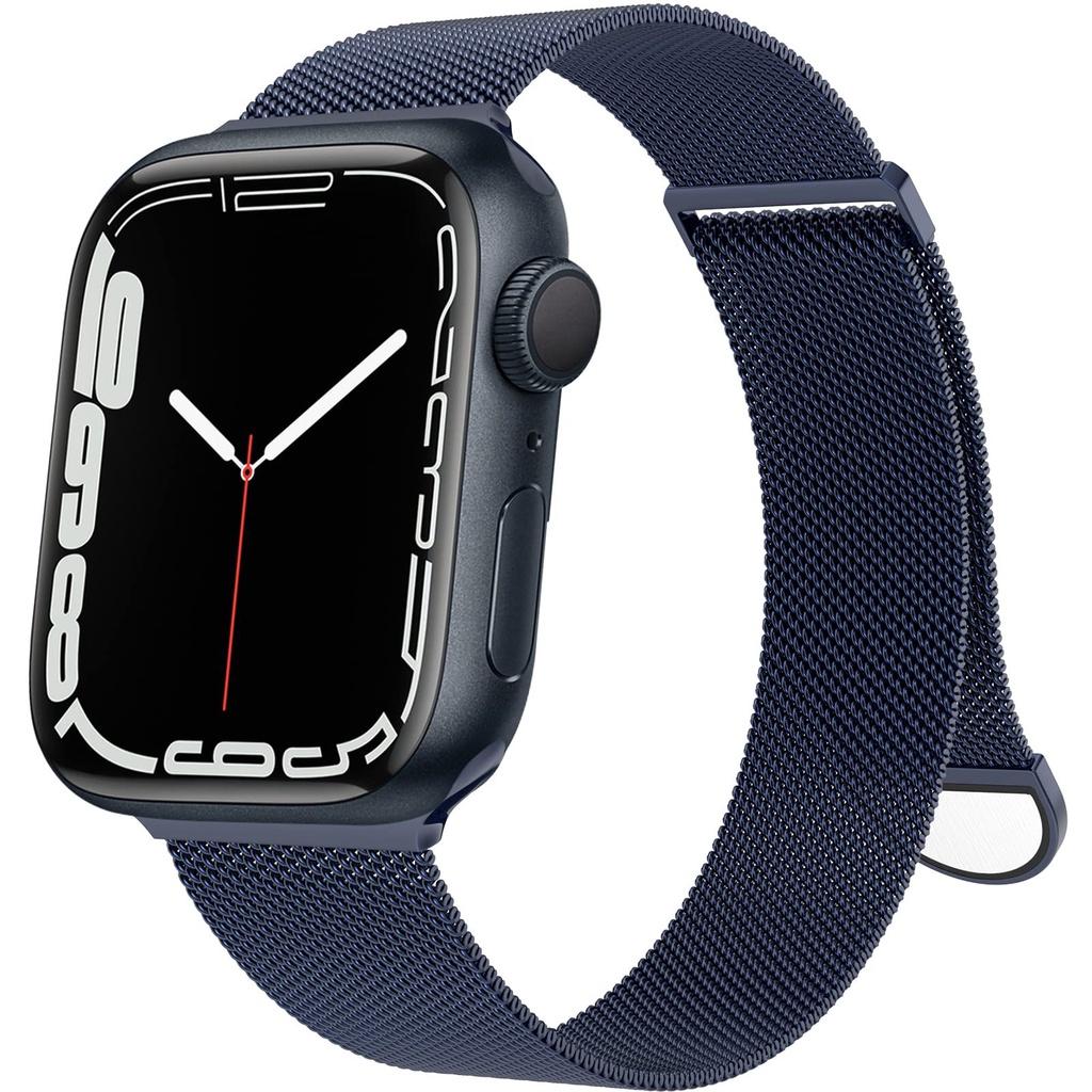 Metal Milanese Loop Strap For Apple Watch Ultra Band 49mm 42mm 44mm 45mm 41mm Steel Mesh Magnetic iWatch Series 9/8/7/6/5/4/3/SE