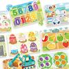Baby Early Learning Sticker Book: Quiet, Enlightening Pull Toy