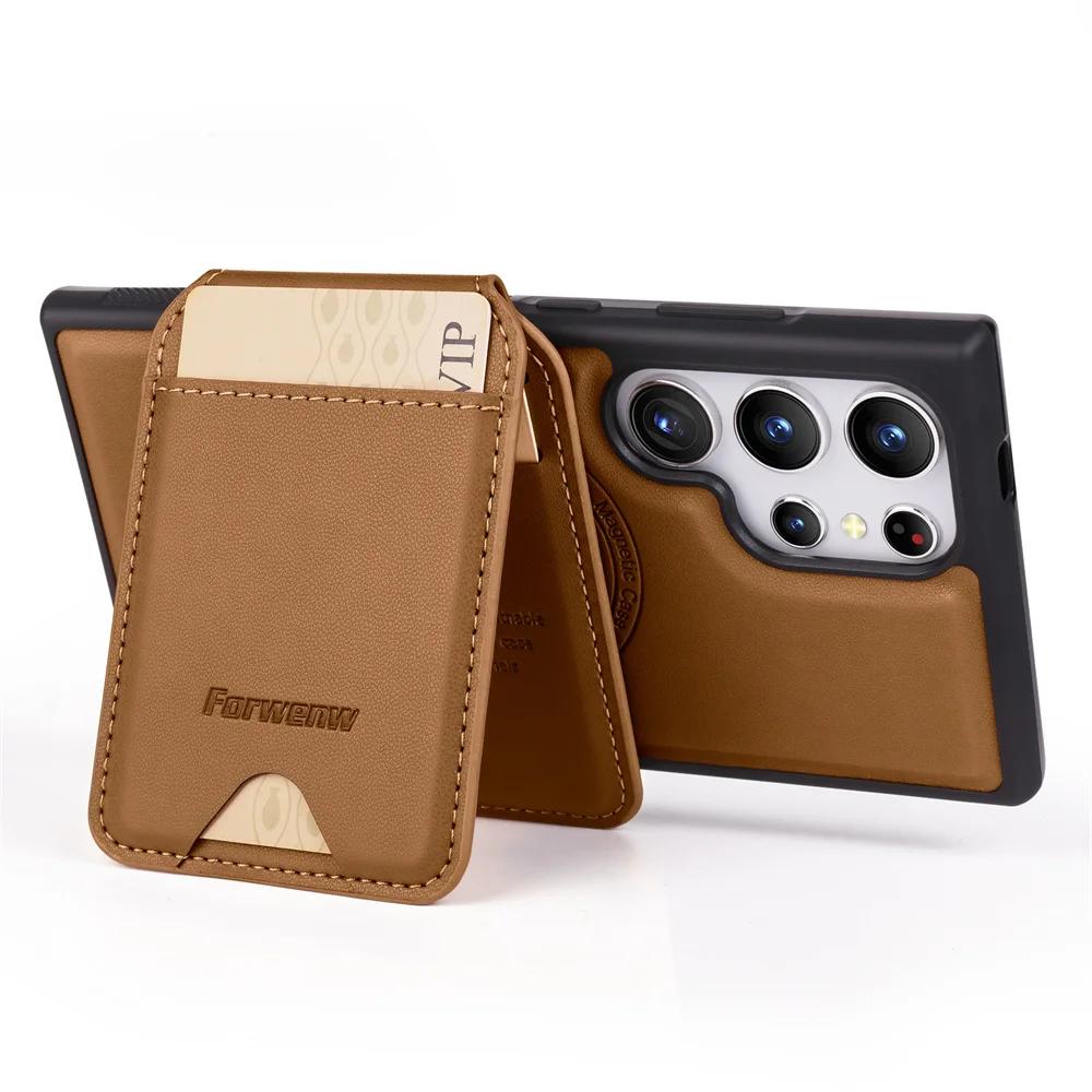 Abnehmbare Brieftasche RFID-blockierende magnetische Hülle für Samsung Galaxy S25 Ultra S24 S23 S22+ Plus A56 A55 A36 A35 A25 A16 A15 Cover