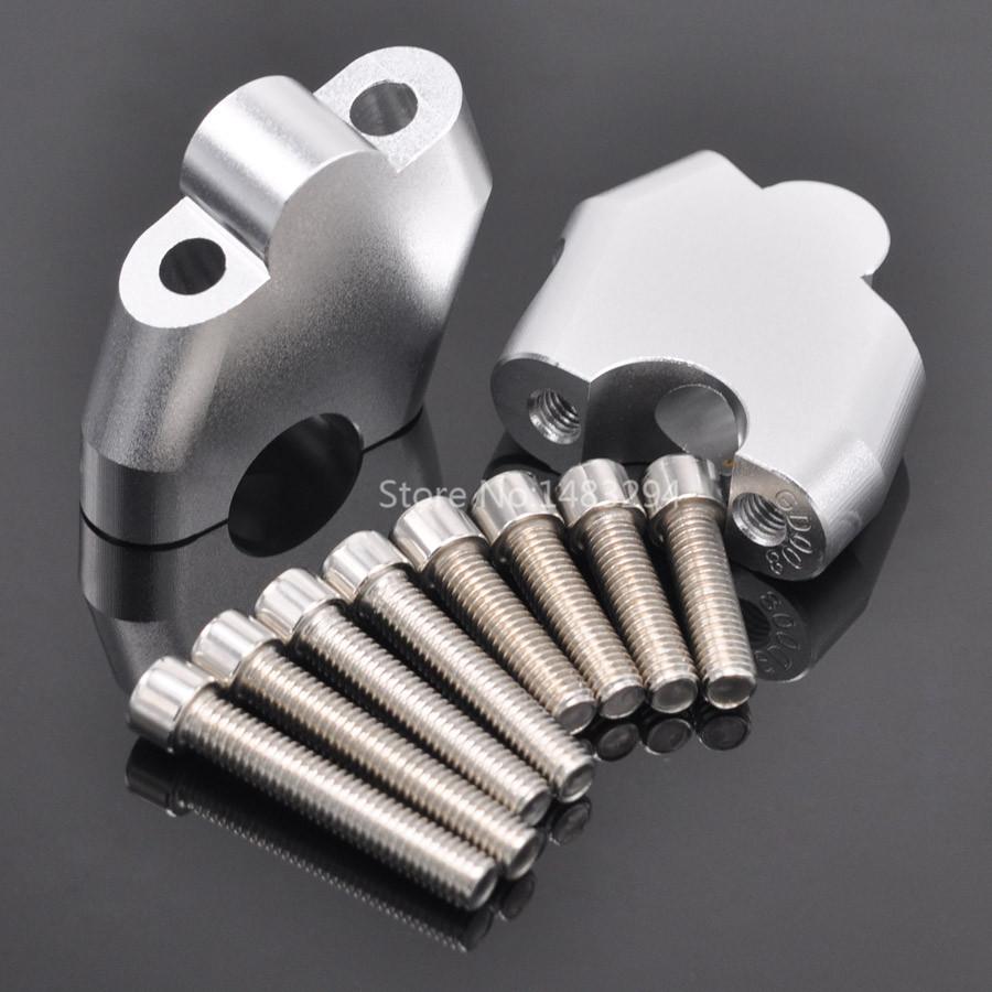 Motorcycle Accessories Handlebar Riser Kit Black For Honda NC700S NC700X NC750X CB500X 2013-2019 Handle Bar Clamp Extend Adapter