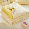 Summer Double-Layer Gauze Quilt Cooling Air-Condition Dorm Single Student Cotton Bedding Spring Autumn All-Season