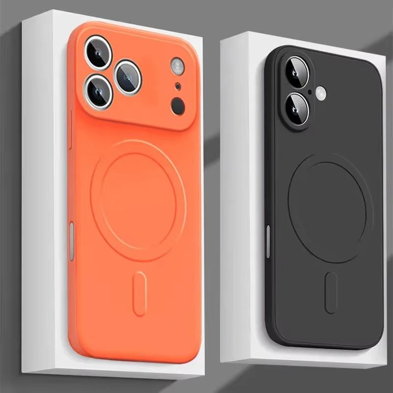 for Magsafe Liquid Silicone Phone Case for iPhone 17 Air 16 15 14 Pro MaxPlus 12 13 Mini 11 Magnetic Shockproof Ultra Slim Cover
