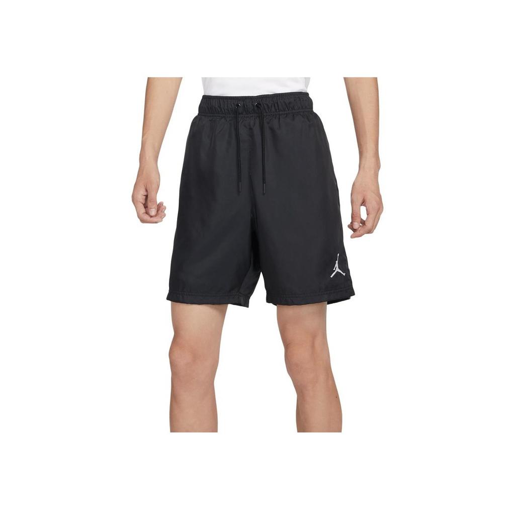 Jordan Printed Logo Mesh Drawstring Shorts Men Bottoms Black DQ5687-010