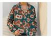 Men Spring Autumn Retro Jacket Trendy Korean Hong Kong Japanese Style Floral Shirt