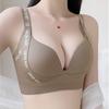 Large Size Bra for Women Without Steel Rings Simple Letter Shoulder Strap Bra for Women Push Up Bra