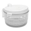 Salad Spinner with Removable Lid Hand Crank Vegetable Fruit Washer Dryer Quick Drainage For Kitchen Use