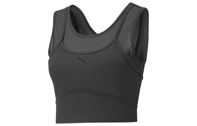 PUMA STUDIO Sleeveless Sports Shirts Women s Black Other 520223-01 XS
