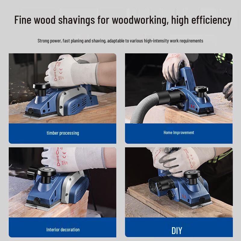 Dongcheng High-Power Electric Wood Planer CN plug (adapter included)