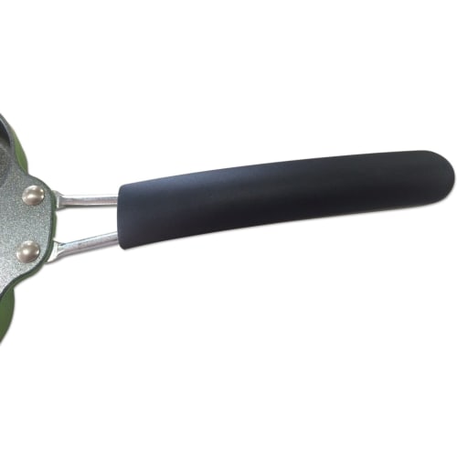 Sugiyama Metal IH Compatible "Shiawase wo Brings Happiness" Four-Leaf Frying Pan, Green, KS-2813