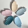 Handform Kerzentablett Silikonform Beton Zement Kerzenhalter Bastelform DIY Handgefertigt Harz Schmuck Display Platte Formen