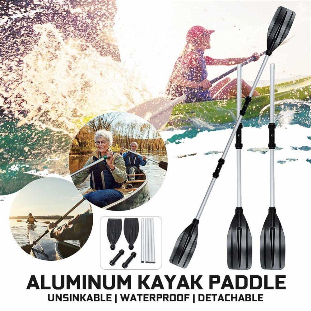 Aluminiumlegierung Bootsruder Abnehmbares Design Paddel Lang Schwimmfähig Schwimmende Ruderbeschläge Segelboote