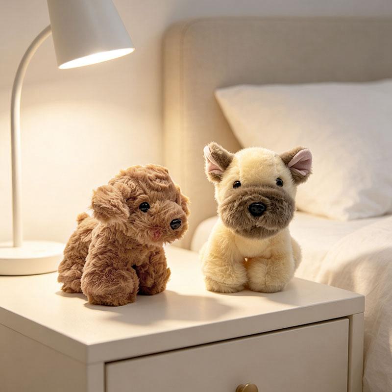 15cm Cute Little Dog Doll Plush Toy Stuffed Cartoon Animal Puppy Plushie Sleeping Companion Gift