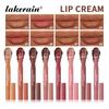 Lakerain 2-in-1 Lippencreme Puder Rouge Tiefenfeuchtigkeit Langanhaltend Nicht verblassend Air Cushion Pinsel Design Lippenstift Puder Rouge