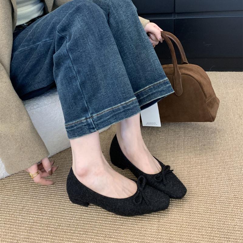 Mode Damen Ballerinas Mode Schleife Ballerina Loafers Schuhe Damen Runde Zehen Ballerina Flache Sneaker Damen Zapatos De Mujer