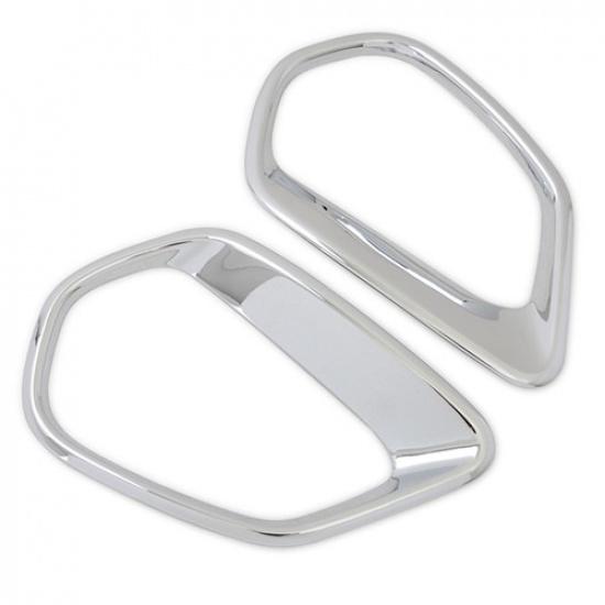 For Mitsubishi Outlander 2016-2020 Chrome Rear Fog Light Lamp Cover Trim