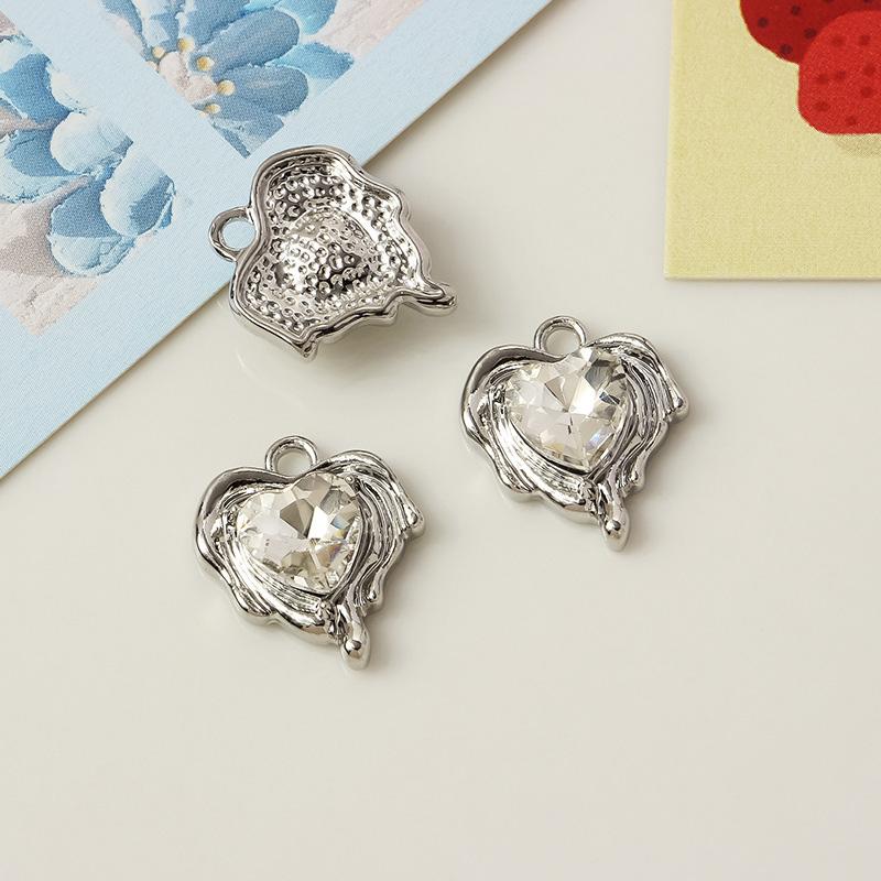 1PCS Star Moon Enamel Charms Blue Y2K Pendants For Making DIY Handmade Findings Accessories Necklace Jewelry