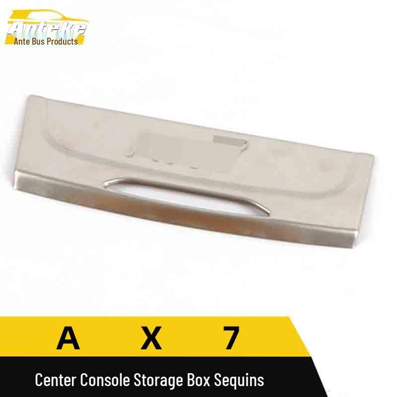 Dongfeng Fengshen AX7 Center Console Stainless Steel Storage Box Decoration Sticker