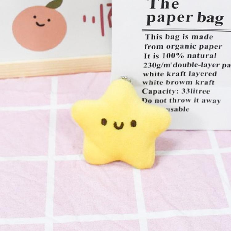 Squeak Doll Stuffed Toy Keychain Backpack Purse Star Pendant Plush Toy