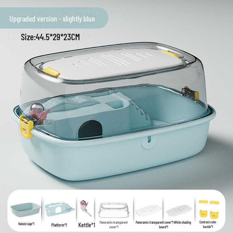 Acrylic Skylight Hamster Cage Castle - Indoor Full Set