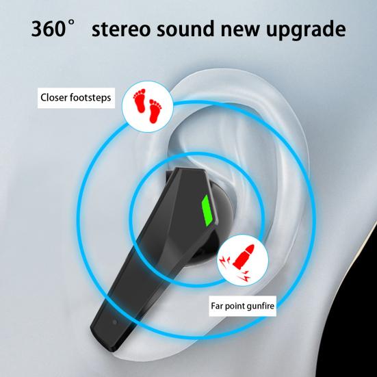 P50 Gaming Headset Dual Mode No Latency In-ear Touch Control Bluetooth-compatible 5.3 Sensitive Earphone Sports Supply